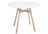 Обеденная группа Woodville Ада 579116 white, beige, стулья ткань фото 3