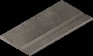 Бордюр Italon Миллениум x2 620090001180 Блэк с выемкой закруглённый 30x120