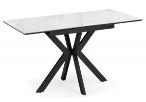 Кухонный стол Woodville Гардинг 631621 серый / черный