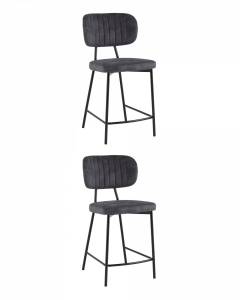 Стул полубарный Stool Group Ханна vd-plb-hanna-ap-6018 X2 Темно-серый 2 шт.