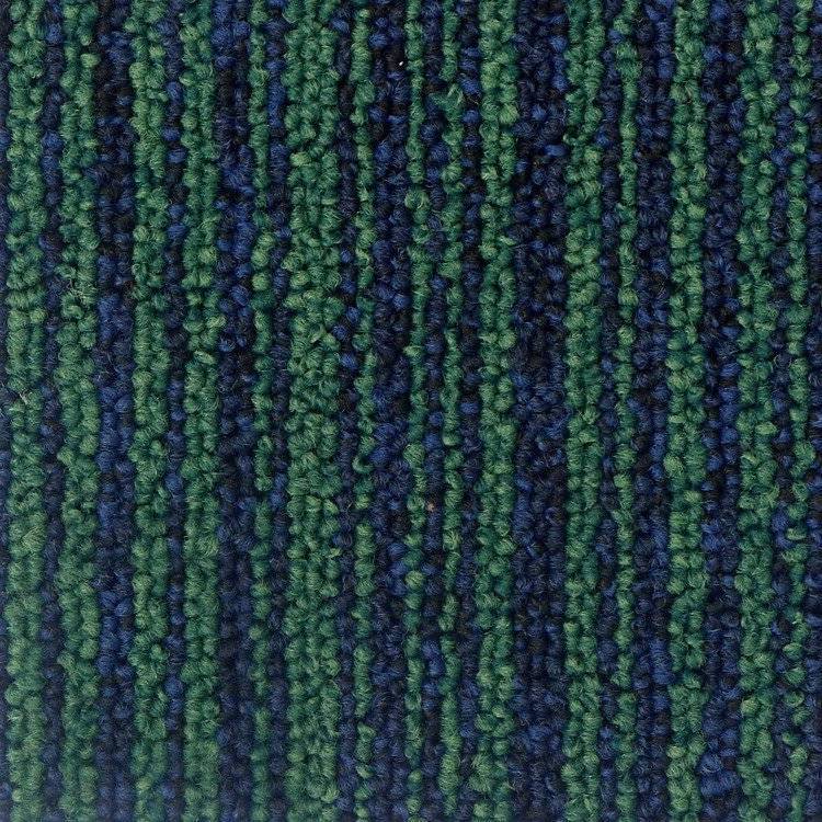 Ковровая плитка Tecsom Prima Ligne 00986 Green Blue 50x50 см