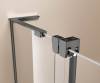 Душевая перегородка Vincea Walk-In (Волк-Ин) VSW-4WSL120CLGM-L профиль вороненая сталь, стекло прозрачное, 120x200 фото 3