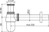 Сифон для раковины AlcaPlast A431 фото 5