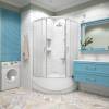 Душевой уголок Erlit Comfort ER0508T-C3 80x80 с поддоном, матовое стекло
