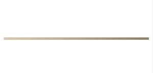 Бордюр Cersanit Vegas A-MT1U381\J Metallic металлический золотистый 1x75