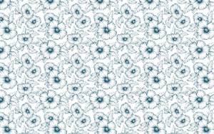 3D Фотообои Artegrafico «Цветочный контур» PRV-018 акварель