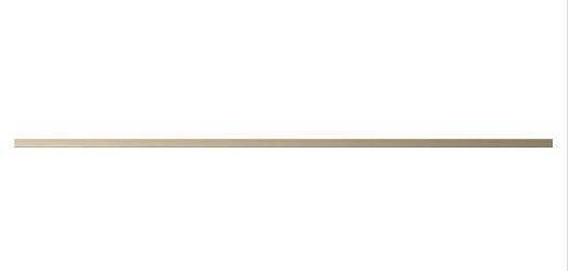 Бордюр Cersanit Vegas A-MT1U381\J Metallic металлический золотистый 1x75