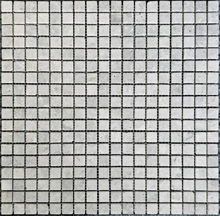 Мозаика Pixel Mosaic Мрамор PIX 327 Tundra Grey 1.5x1.5 Матовая 30.5x30.5х4