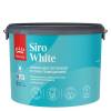 Краска для потолка Tikkivala Siro White глубокоматовая 9 л