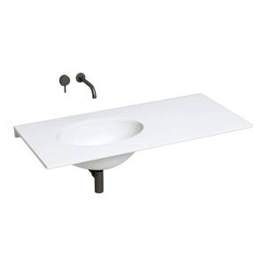 Раковина Salini Marea 1101209M 57 см, белая матовая