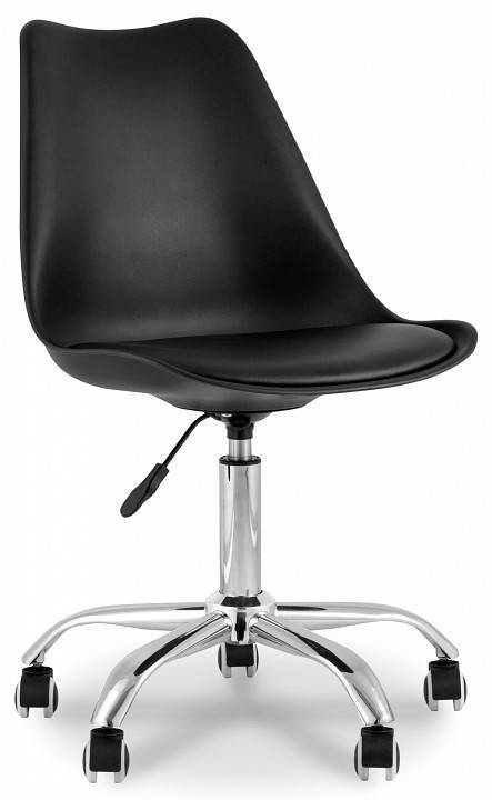Стул компьютерный Stool Group Blok Y818 black пластиковый черный