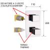 Смеситель для душа Remer Q-Elegance QT92KB хром фото 2
