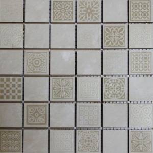 Мозаика BELLEZA Атриум Декоративная Серый 20x20