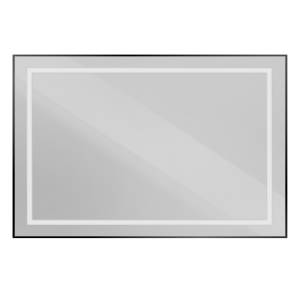 Зеркало BelBagno SPC-KRAFT-1200-800-SENS-NERO с подсветкой и подогревом, Черный