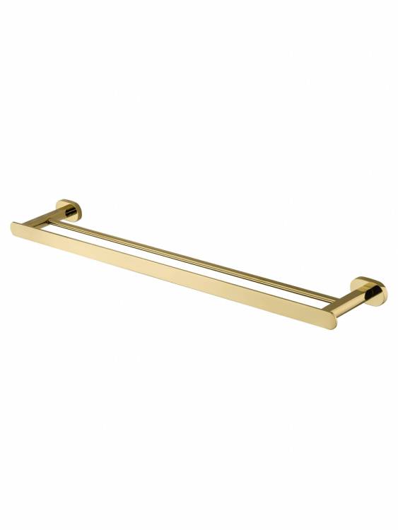 Полотенцедержатель Wonzon & Woghand WW-8411-LG двойной, глянцевое золото