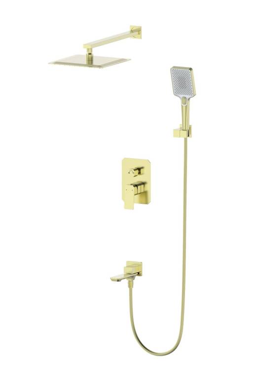 Душевой комплект Wonzon & Woghand WW-88939011-BG золото