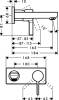 Смеситель для раковины Hansgrohe Metris S 31162000 фото 7