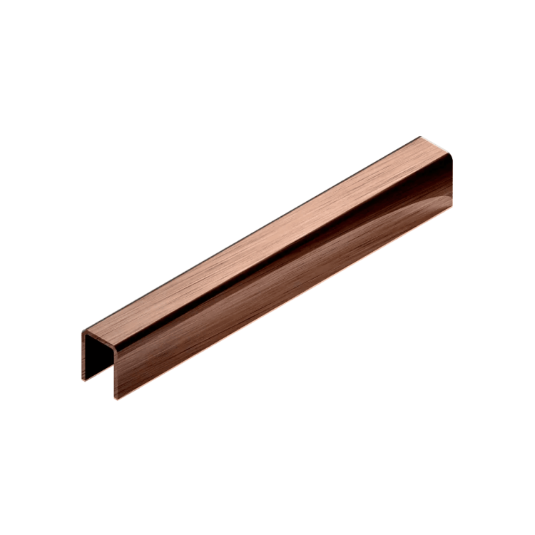 Профиль П-образный Neexy pvs96-14 BRG розовый браш 270x0.8x1