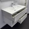 Тумба с раковиной Comforty Турин-90М 00-00014644 дуб белый фото 8