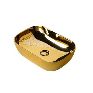 Раковина Cerutti Spa CR0078B 45 см, золото