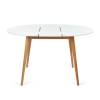 Стол обеденный Tetchair Bosco 13993 белый/натуральный (бук) 100x75x100 фото 3