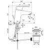 Смеситель для раковины Ideal Standard Ceraflex B1707AA Chrome (Хром) фото 6