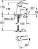 Смеситель для раковины Grohe Eurosmart 32154002 фото 4