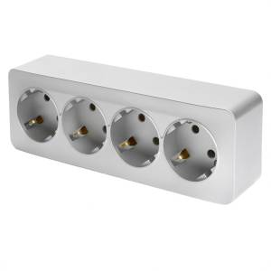 Розетка 4-местная Stekker София 49332