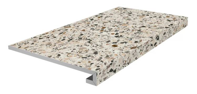Ступень Kerama Marazzi Бричиола KM6060G0031RGCF фронтальная клееная бежевый светлый матовый обрезной 33x60