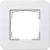 Рамка 1-постовая Gira E3 белый глянцевый 0211410