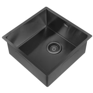 Мойка кухонная Abber Wasser Kreis AF2195MB черный матовый, 44x44