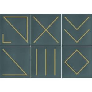 Декор Vives Hanami Nagano Turquesa 23x33.5