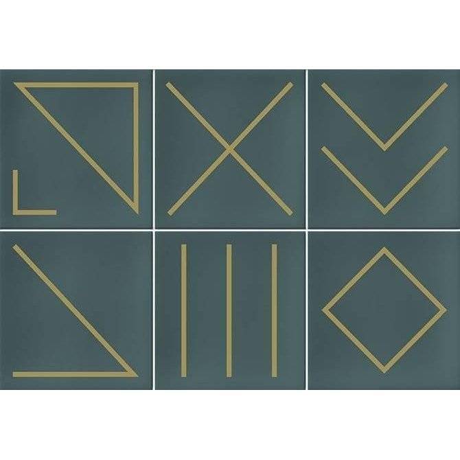 Декор Vives Hanami Nagano Turquesa 23x33.5