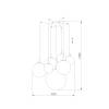 Подвесной светильник TK Lighting 4608 Cadix Gold фото 5
