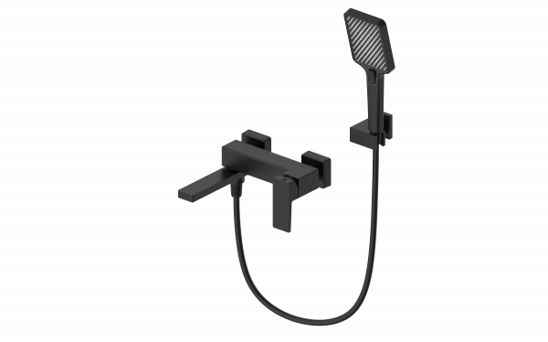 Смеситель для ванны Wonzon & Woghand WW-88037068-MB с душем, черный матовый