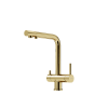 Смеситель для кухни Sancos Foster SC4014ZG с возможностью подключения фильтра для воды, полированное золото