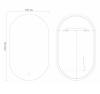 Зеркало Grossman Nero-Промо Black 24601002 LED подсветка с сенсорным выключателем фото 4