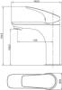 Смеситель для раковины Aquanet Atletic AF310-10С фото 2