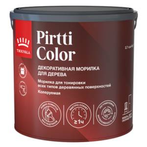 Морилка декоративная для дерева Tikkivala Pirtti Color EP 2.7 л