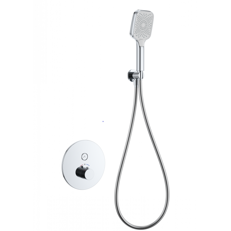Смеситель для душа Wonzon & Woghand WW-D1017-A-CR с термостатом, хром