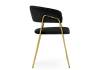 Стул Woodville Kamelia 1 15718 black/gold фото 4