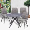 Стол Bradex Home Ralf FR 0310 серая лава, антик фото 4