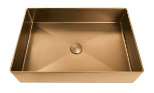 Раковина AltroBagno Солидо (Solido) 001023 RaSp матовая медь, 60.4x40.6
