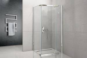 Душевой уголок Royal Bath RB HPVD-T-CH профиль хром, стекло прозрачное, 90x100x200