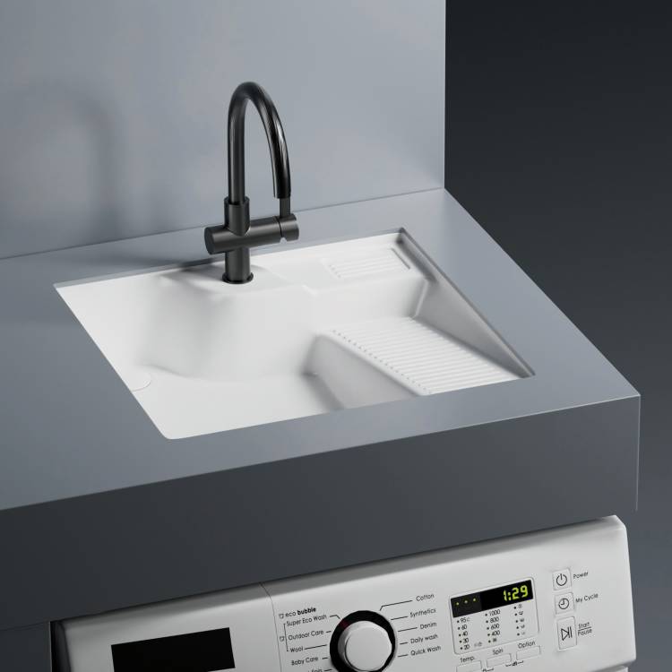 Раковина Abber Rechteck AC2224R 54.5 см, белая