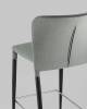 Стул барный Stool Group Лори vd-lori-plb-b26 велюр серый фото 6