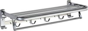 Полка Savol S-007099 60 см, для полотенец, откидная, хром