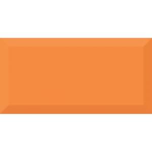 Керамическая плитка Absolut Keramika Monocolor 100x200 Biselado Naranja Brillo 10x20
