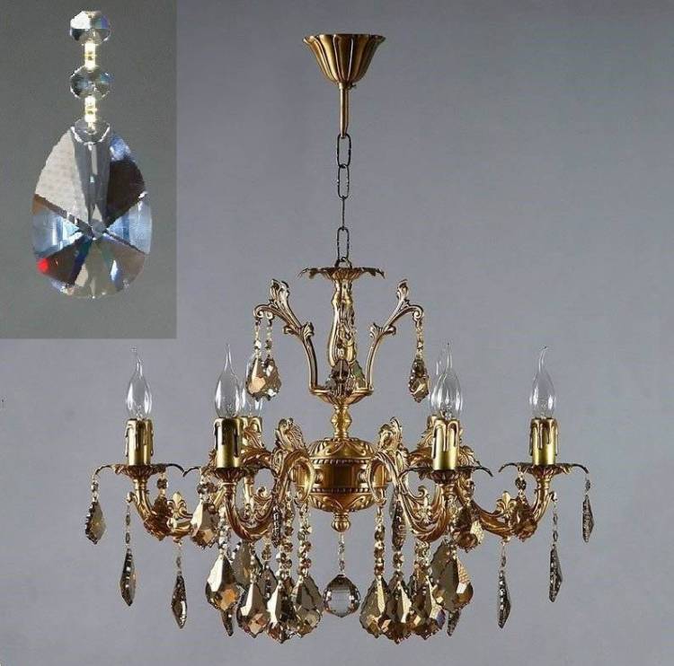 Подвесная люстра Ambiente Granada 2118/6 AB Tear drop