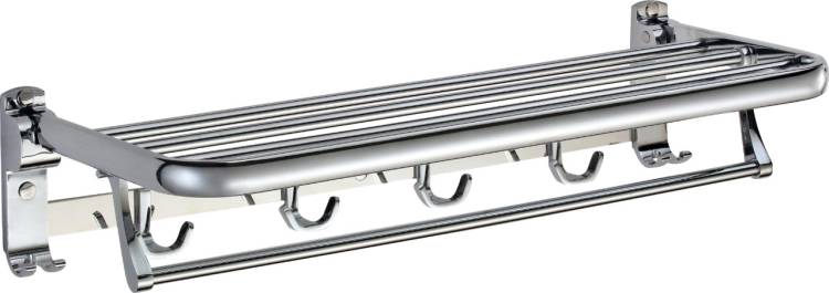 Полка Savol S-007099 60 см, для полотенец, откидная, хром